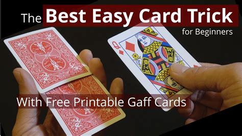 free printable magic card tricks